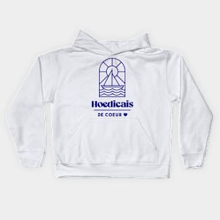 Hoedicais at heart - Brittany Morbihan 56 Mer Vacances Hoedic Kids Hoodie